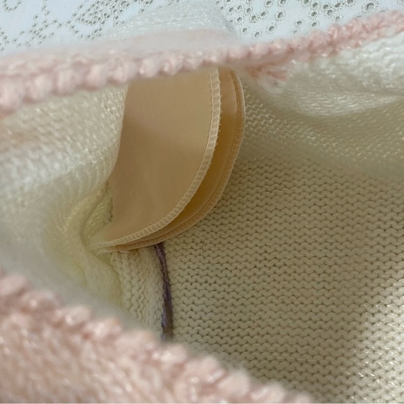 Vintage embellished wrap sweater size M - Picture 9 of 13